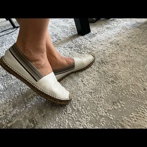 Brunello Cucinelli loafer’s white leather